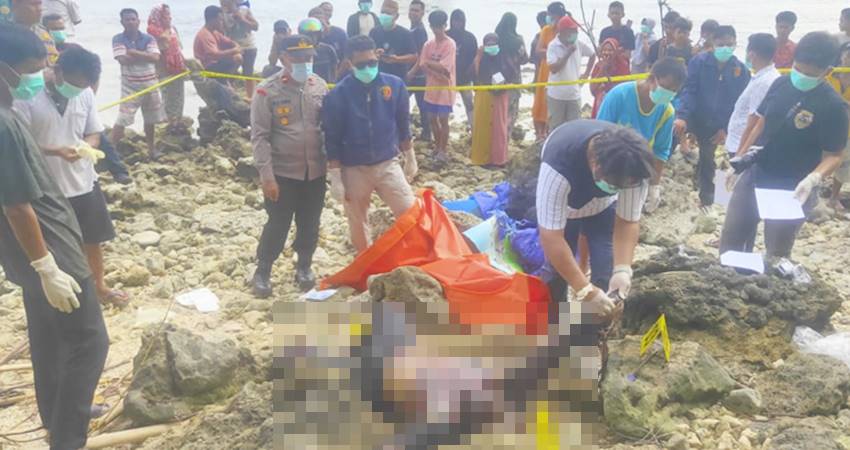 Seorang Pria Tanpa Identitas Ditemukan Dipantai Lopo