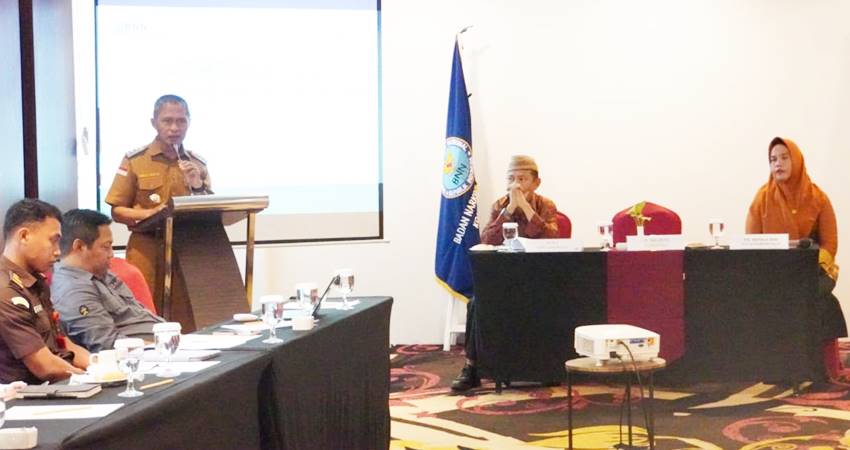 Suasana kegiatan konsolidasi kebijakan kota tanggap ancaman narkoba pada sektor kelembagaan di Kota Gorontalo yang diselenggarakan BNN Kota Gorontalo, Selasa (20/8/2024). (Foto: Prokopim)