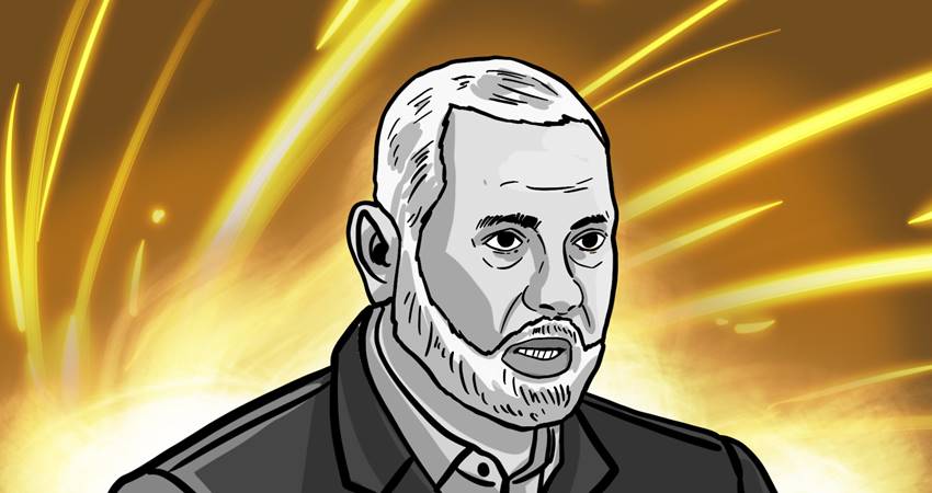 ILUSTRASI eskalasi konflik di Timur Tengah pasca tewasnya pemimpin tertinggi Biro Politik Hamas Ismail Haniyeh. Ismail Haniyeh tewas di Teheran, ibu kota Iran.-Maulana Pamuji Gusti-Harian Disway-