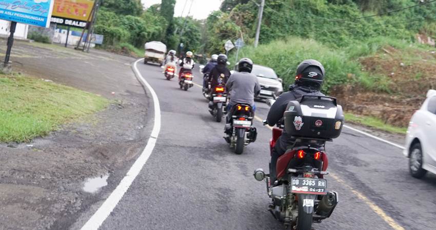 Perhatikan tips dari Honda bagi anda yang sering berkendara bersama. (foto : dok /daw)