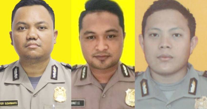 Tiga anggota Polda Gorontalo yang dipecat oleh Kapolda Gorontalo karena terbukti melanggar kode etik Polri.