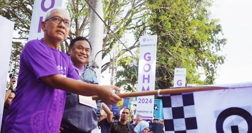 Gobel Group dan PT AGIT Sponsori Gorontalo Half Marathon 2024, Dorong Sport Tourism dan Ekonomi Lokal