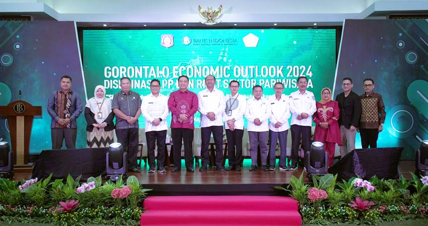ECONOMIC OUTLOOK 2024 yang digelar Bank Indonesia Provinsi Gorontalo, Rabu (6/11). (foto : dok / bank indonesia gorontalo)
