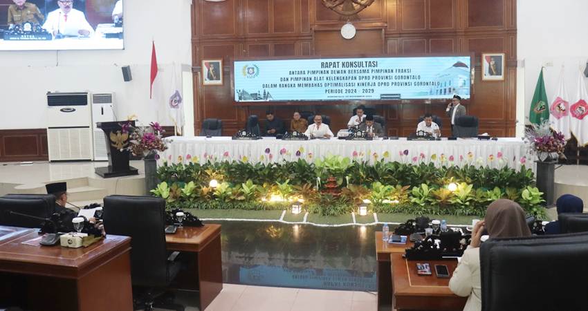 Rapat pimpinan Deprov, pimpinan fraksi dan pimpinan AKD membahas optimalisasi kinerja, kemarin (5/11).