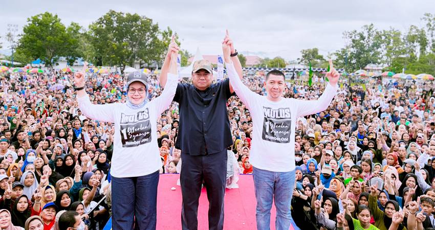 Rachmat Gobel Doakan Pasangan MULUS Menangkan Pilkada Bone Bolango