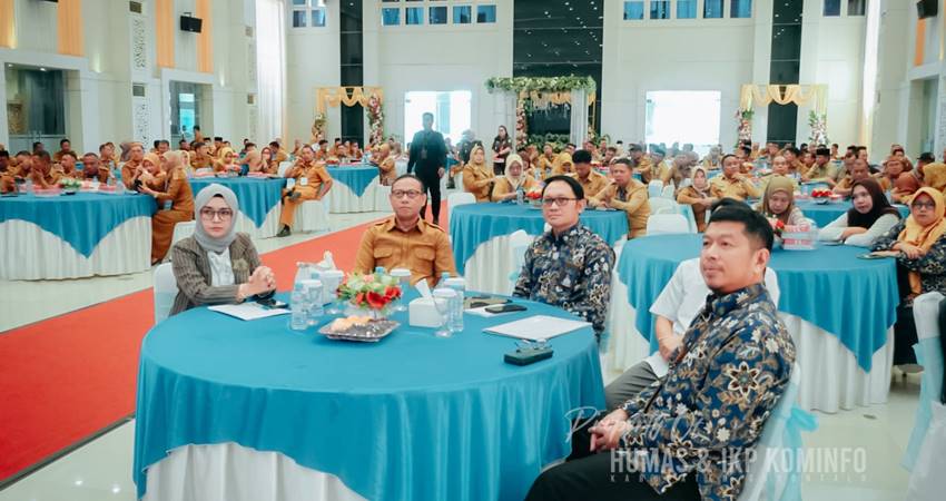 BUKA. Pj Sekda Trizal Entengo saat membuka workshop pengelolaan keuangan yang akuntabel untuk desa.