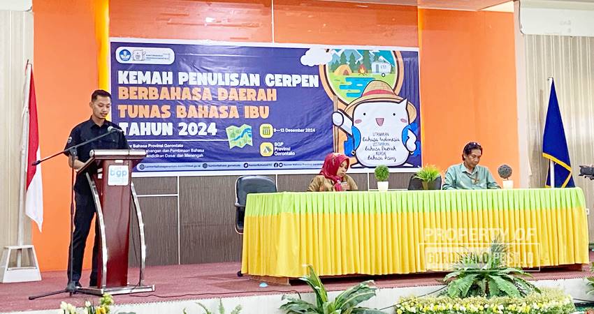 Kegiatan kemah cerpen yang diikuti oleh Siswa-siswi SD/SMP di Provinsi Gorontalo, Senin (9/12/2024) (F. Diyanti/Gorontalo Post)