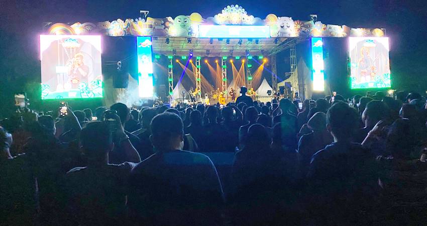 Kemeriahan Peekaboo festival musik pertama di Gorontalo, Sabtu (7/12/2024) (F. Istimewa)