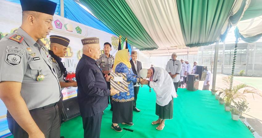 Pelaksanaan Wisuda para napi Lapas Pohuwato.