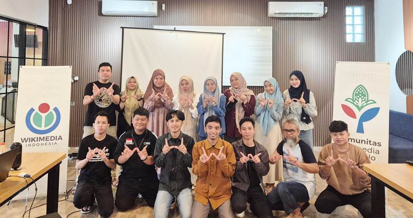 Komunitas Wikimedia Gorontalo melaksanakan pelatihan pencegahan misinformasi dan disinformasi.