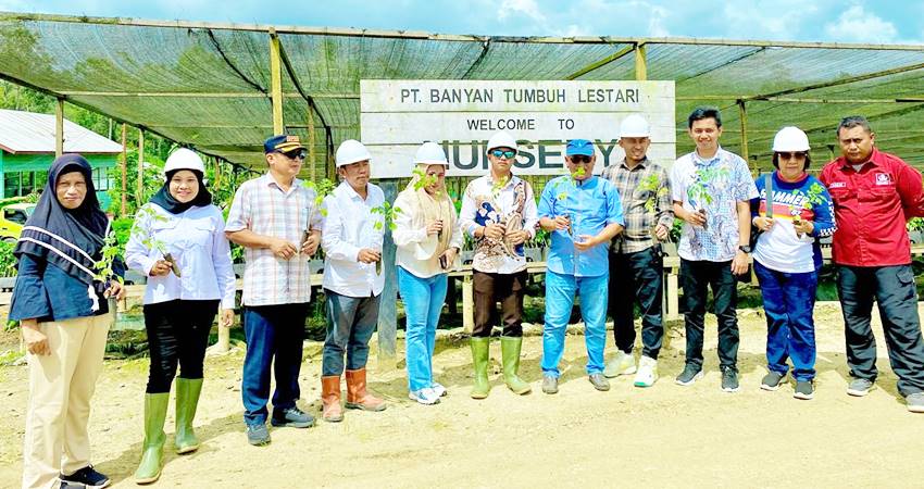 Kunjungan Kerja Anggota DPRD Kabupaten Pohuwato Dapil 3 ke lokasi proyek Perkebunan BTL pada Kamis (5/12/2024).