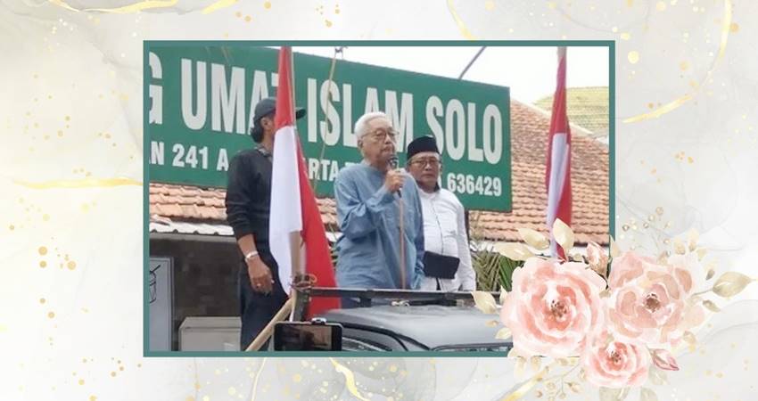 Salah satu dokumentasi ketika Mudrick Sangidu masih aktif demo di usia senjanya.--