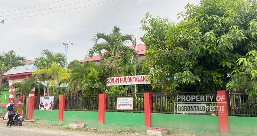 Sekolah SDN 41 Hulonthalangi, Senin (13/1/2025) (F. Diyanti/Gorontalo Post)