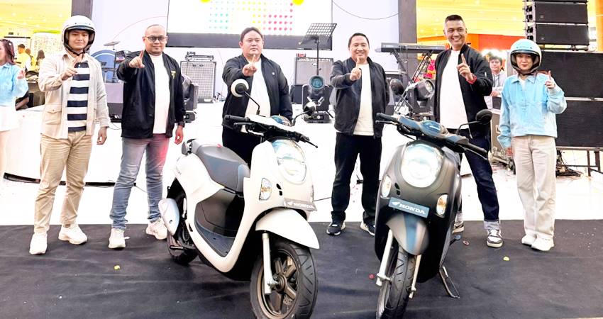 NEW HONDA Scoopy saat diperkenalkan PT Daya Adicipta Wiseda di Manado. (Foto : dok/daw)