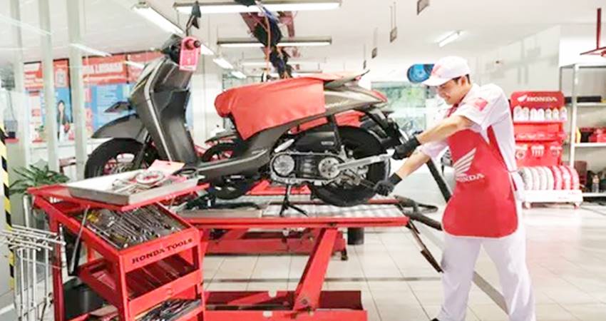 Honda Bagikan Cara Merawat Motor Setelah Menerjang Genangan Agar Tetap Prima(foto : dok /daw)