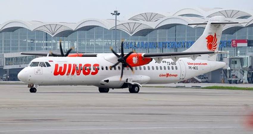 ilustrasi Pesawat Wings Air tipe ATR 72 (foto : istimewa)
