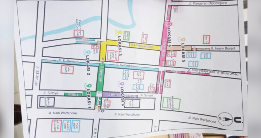 Dena lokasi Pasar Senggol. (Foto: Koleksi FB Fadly Pola)