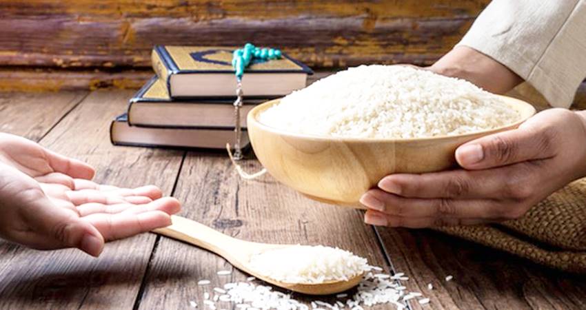 Ilustrasi zakat fitrah. (gambar dikutip dari uinsgd)