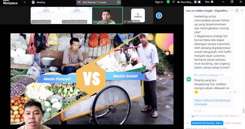 Webinar Join on Indibiz Insight, Kupas Tuntas Strategi Meta Ads dari Basic hingga Closing