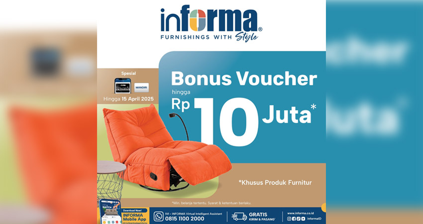 Bonus Voucher Cashback hingga 10juta