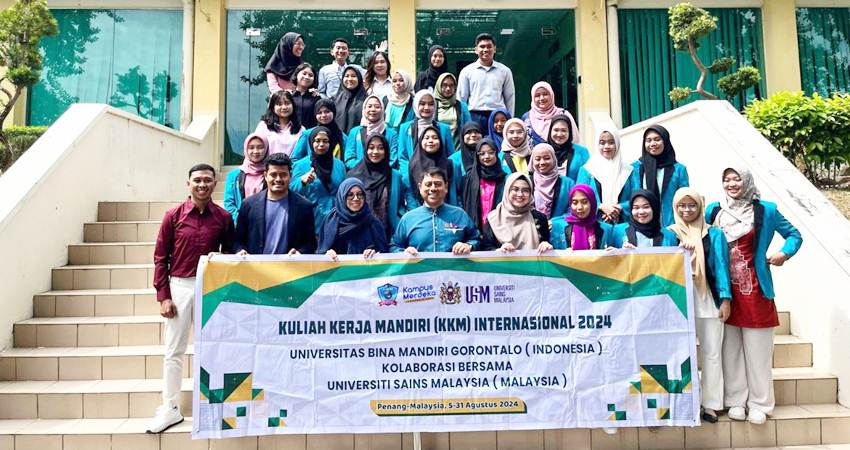 Dokumentasi mahasiswa UBM saat melakukan KKM yang berkolaborasi dengan Universitas Sains Malaysia (F. Istimewa)