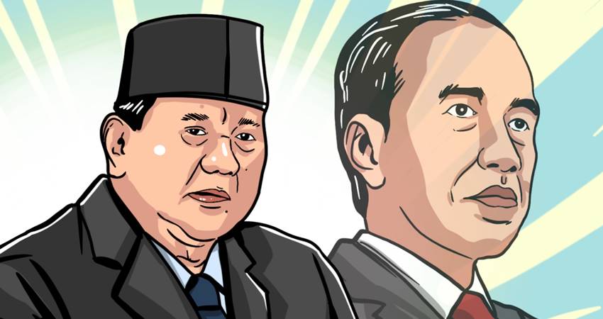 ILUSTRASI Demokrasi di Persimpangan: Prabowo, Jokowi, dan Masa Depan Politik Indonesia Pascatransisi Kekuasaan.-Maulana Pamuji Gusti-Harian Disway-