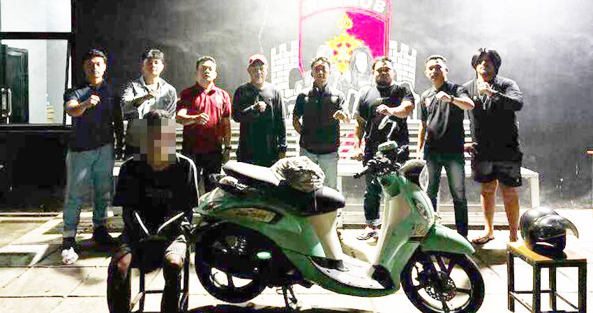 Seorang remaja inisial Yudin diamankan Tim Resmob Polda Gorontalo terkait dugaan membawa kabur motor milik temannya sendiri.