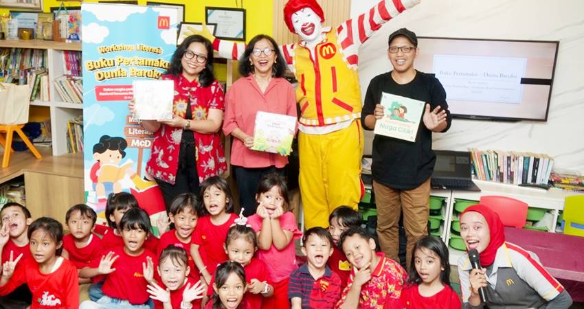 Ini Cara McDonald’s Indonesia dan Rumah Baca Zhaffa Tingkatkan Literasi Baca Tulis pada Anak-Istimewa-