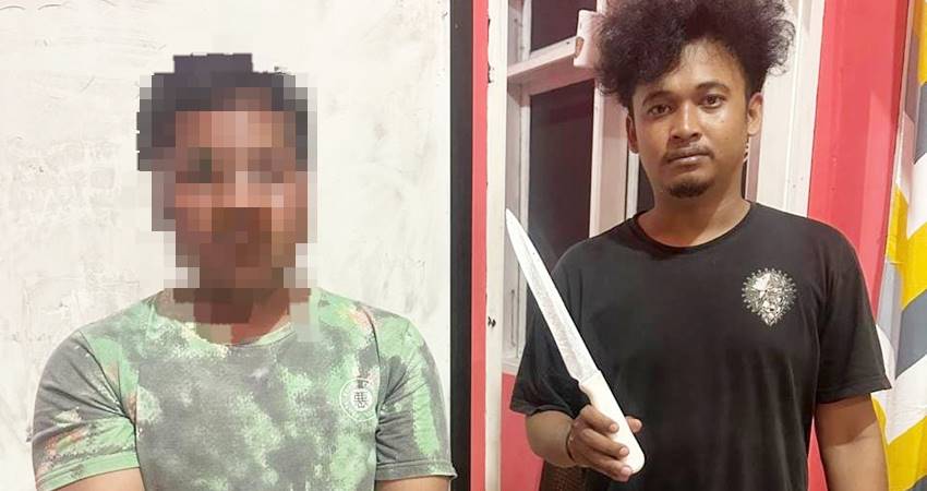 Pelaku penganiayaan dengan menggunakan senjata tajam (Sajam) berhasil diringkus oleh Tim Rajawali Satuan Reskrim Polresta Gorontalo Kota.