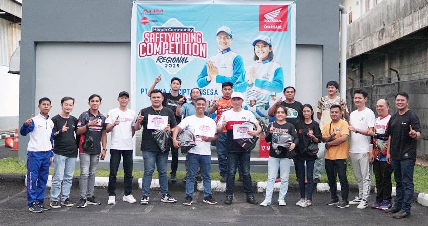 #CARI_AMAN - Peserta Regional Safety Riding Competition yang digelar PT Daya Adicipta Wisesa di Manado. (foto : dok /daw)