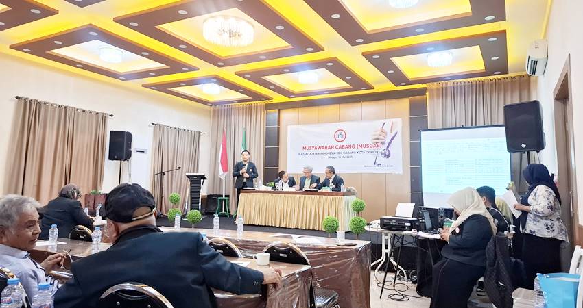 Sambutan Ketua Ikatan Dokter Indonesia cabang kota gorontalo periode 2025 2028
