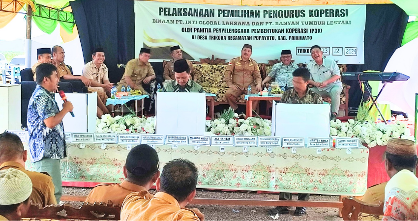 Pemilihan pengurus koperasi plasma kemitraan IGL dan BTL pada Desember 2024 lalu.