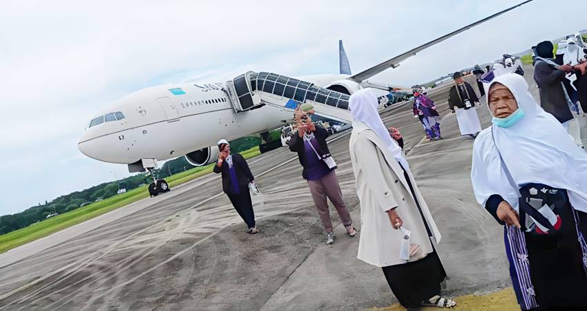 Ancaman bom ke pesawat Saudia Airlines SV-5726 yang mendarat darurat di Bandara Kualanamu dikirim melalui email anonim-Istimewa-
