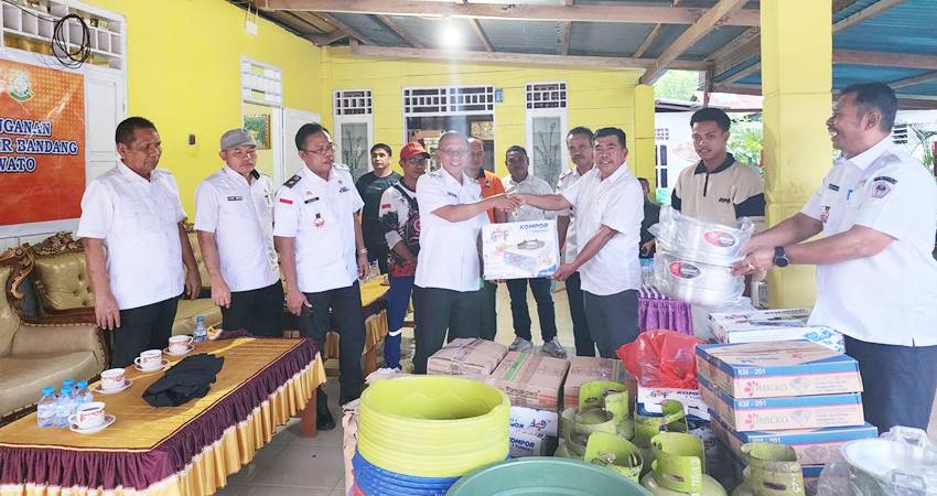 IGL dan BTL Komitmen Bantu Korban Banjir di Pohuwato Dengan Bupati Pohuwato dan Instansi Terkait
