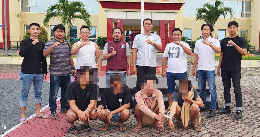 Personel Satuan Narkoba Polresta Gorontalo Kota, berhasil mengamankan para pelaku yang terlibat dalam peredaran narkoba di wilayah Gorontalo dan Sulawesi Tengah (Sulteng)