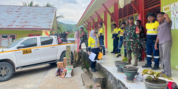 Banjir di Pohuwato, Pani Gold Project Salurkan Bantuan Kemanusiaan Berupa Bahan Makanan