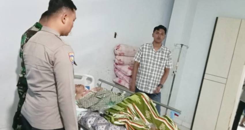 Korban penikaman yang terjadi di Kelurahan Wongkaditi Timur, Kecamatan Kota Utara, Kota Gorontalo, mendapatkan perawatan intensif.