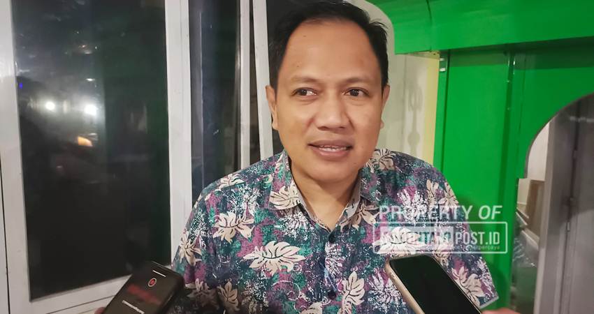 Sekwan Dekot Gorontalo, saat diwawancara awak media, Senin (23/6/2025). (F. Diyanti/Gorontalo Post)