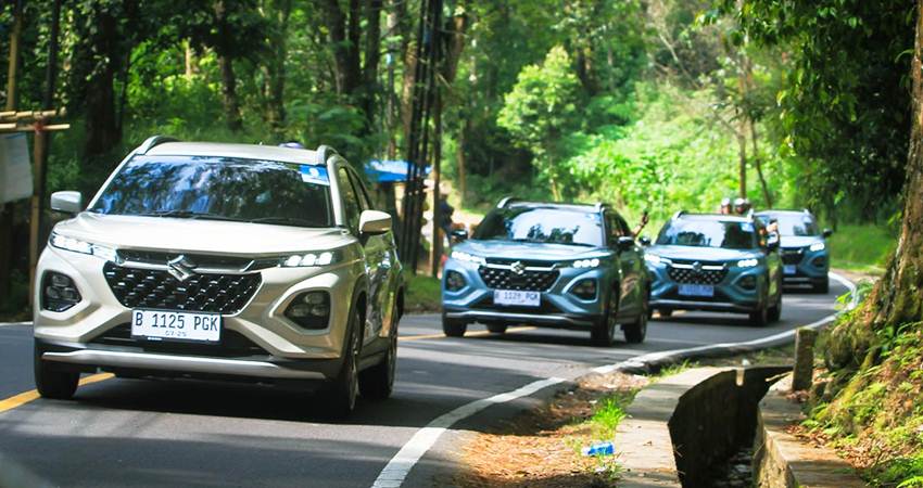 Suzuki selalu peduli dengan prioritas kebutuhan pelanggan, salah satunya adalah dengan memastikan seluruh varian dari Suzuki Fronx dilengkapi perangkat keselamatan. (foto : dok/disway)