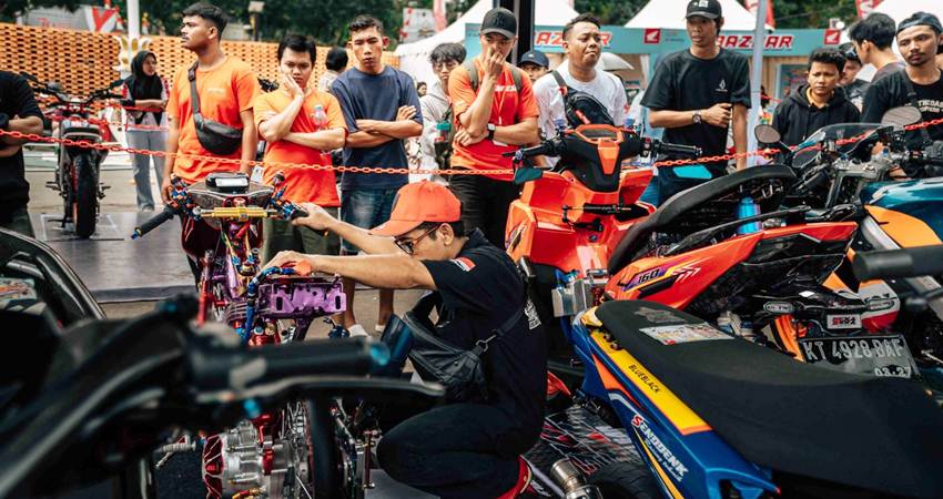 MODIF CONTEST - Honda Modif Contest (HMC) 2025 melibatkan kurang lebih 1200 modifikator dari seluruh Indonesia. (foto : dok /ahm)