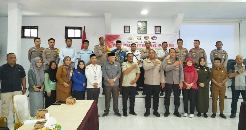 Puslitbang Polri melaksanakan kegiatan yang dipusatkan di Polres Boalemo, yang bertajuk Menyelamatkan Generasi Emas dan Peran Polri dalam menanggulangi kejahatan narkoba.