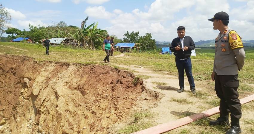 Polsek Paguyaman kembali melakukan penertiban pertambangan emas illegal (PETI) yang ada di Dusun Kio-kio, Desa Saripi, Kecamatan Paguyaman.