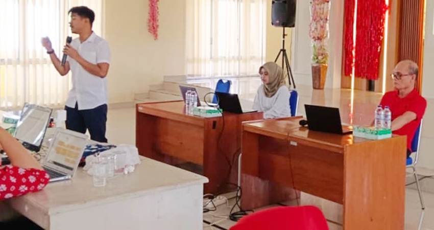 Suasana pelaksanaan Bimtek penilaian mandiri SPIP terintegrasi yang diselenggarakan Inspektorat Kota Gorontalo, Selasa (5/8/2025). (Foto: Kominfo)