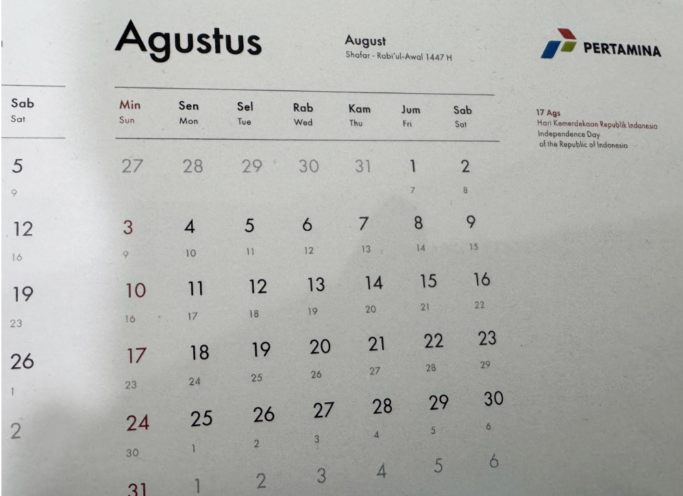 Prabowo Tetapkan 18 Agustus 2025 Sebagai Libur Nasional