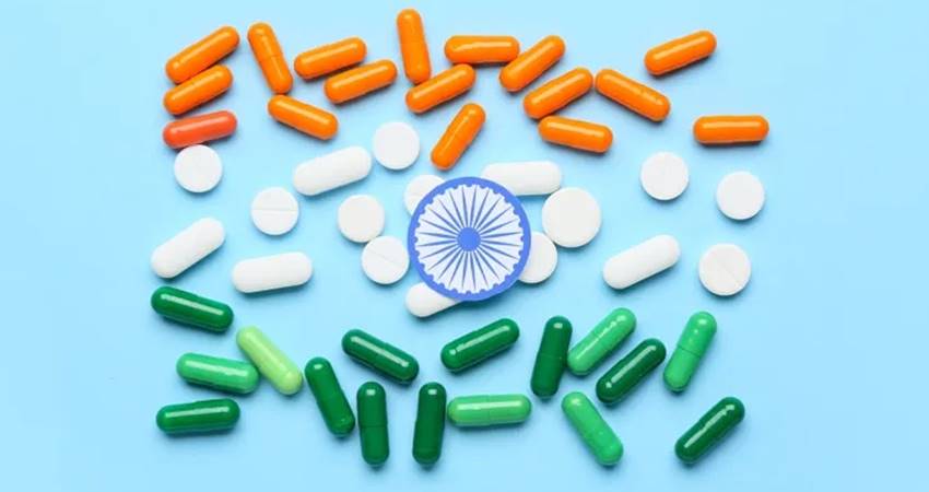 Ilustrasi industri obat India--