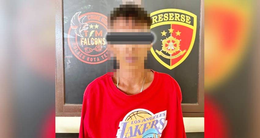 Pria inisial FA (28) alias Fikri, buron Polres Mitra ditangkap di Gorontalo oleh Tim Opsnal Resmob/Analis Polda Gorontalo, Sabtu, (20/9/2025).
