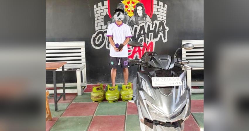 Tim Opsnal Resmob/ Analis Polda Gorontalo, berhasil meringkus terduga pelaku pencurian di wilayah Kota Gorontalo.