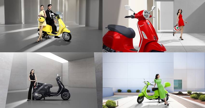 Lebih Trendy dan Enerjik, Vespa Warna-Warni Jadi Pilihan Gaya Hidup Modern. (foto : Istimewa)