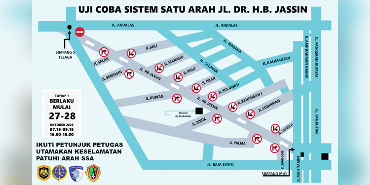 Jalan HB Jassin Satu Arah