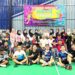 Foto bersama para peserta Badminton Turnamen Astekindo Gorontalo di lapangan Blue Strike, Ahad (12/10). (istimewa)